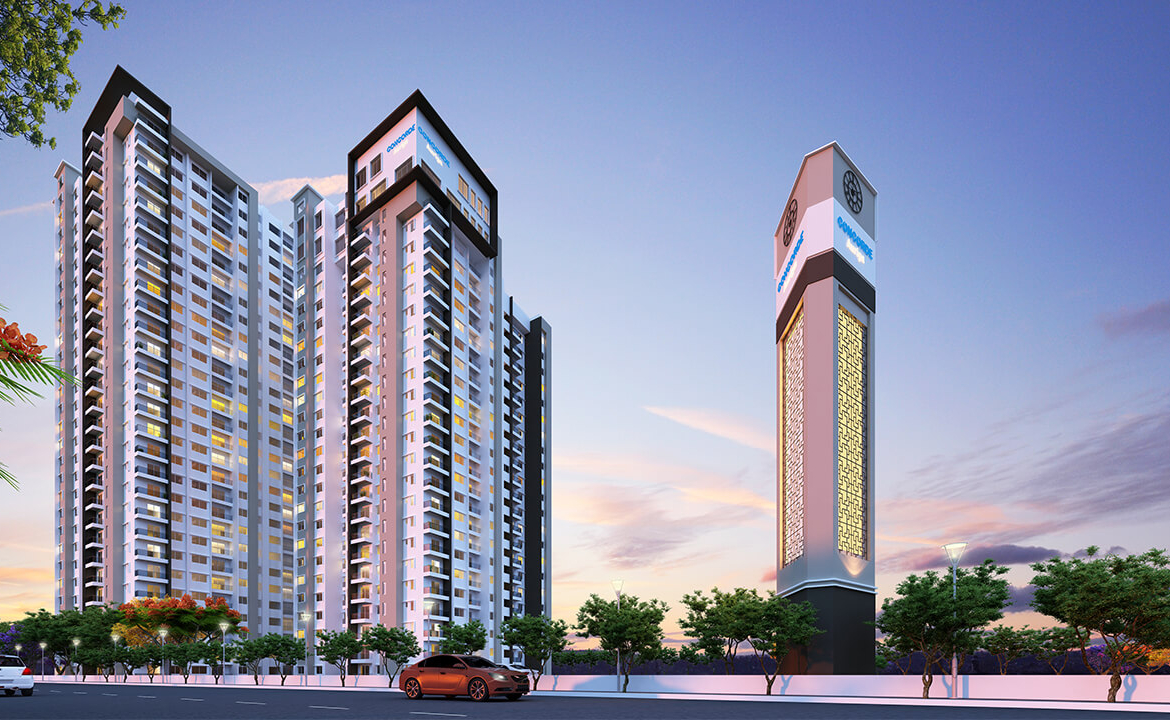 Concorde Auriga | 2 & 3 BHK Smart Homes in KR Puram, Old Madras Road